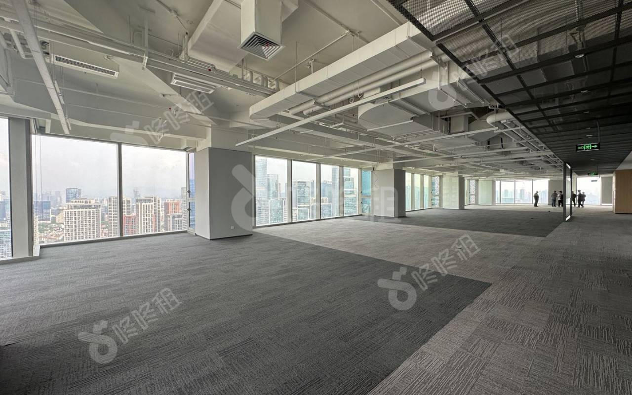 光启未来中心_2222平_简装_办公室开间