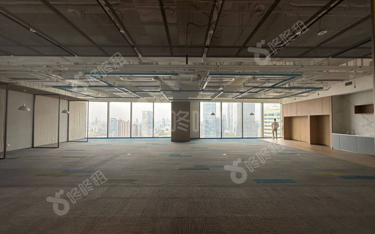 光启未来中心_2222平_简装_办公室开间
