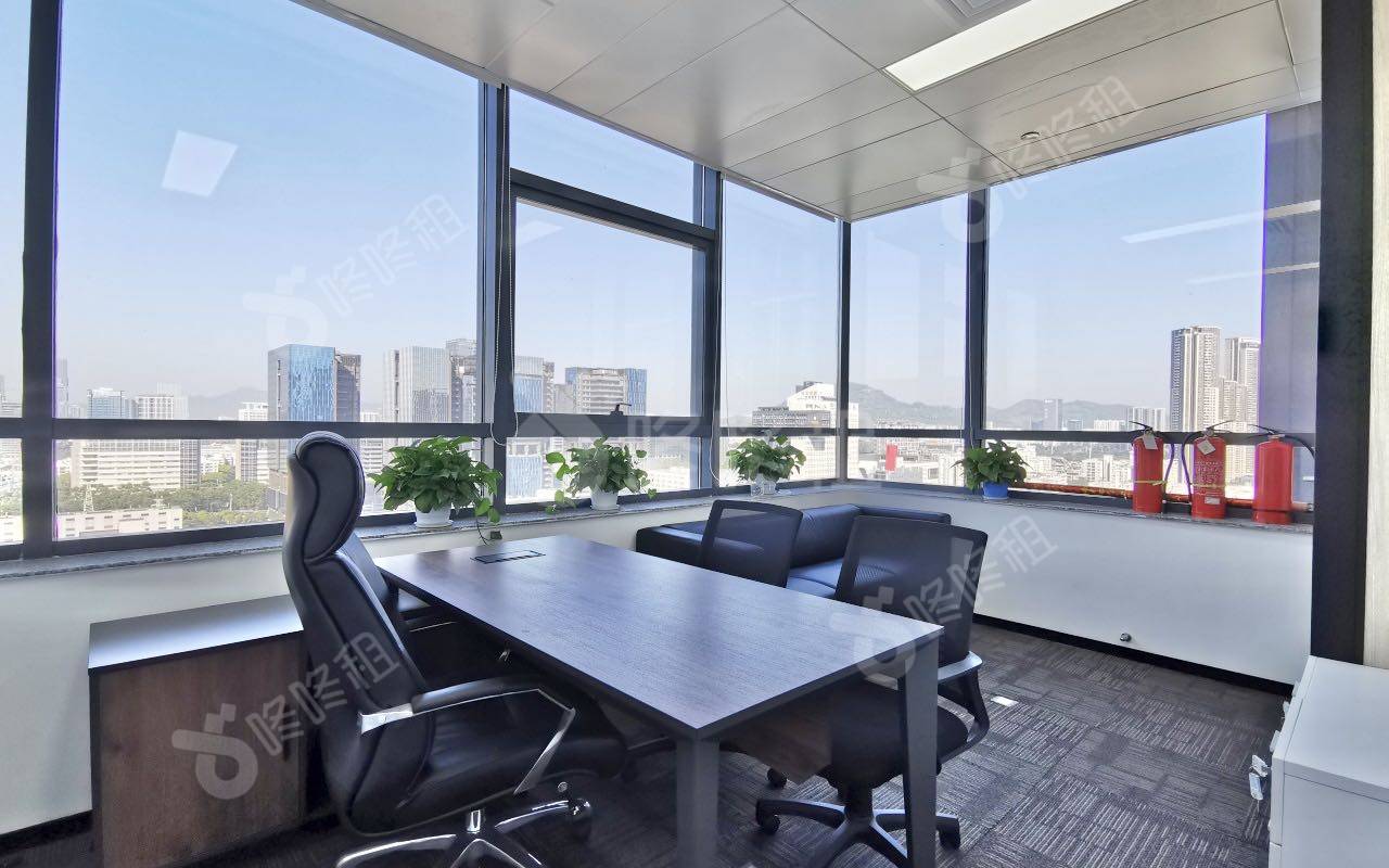 东方科技大厦_198平_精装_办公室隔间