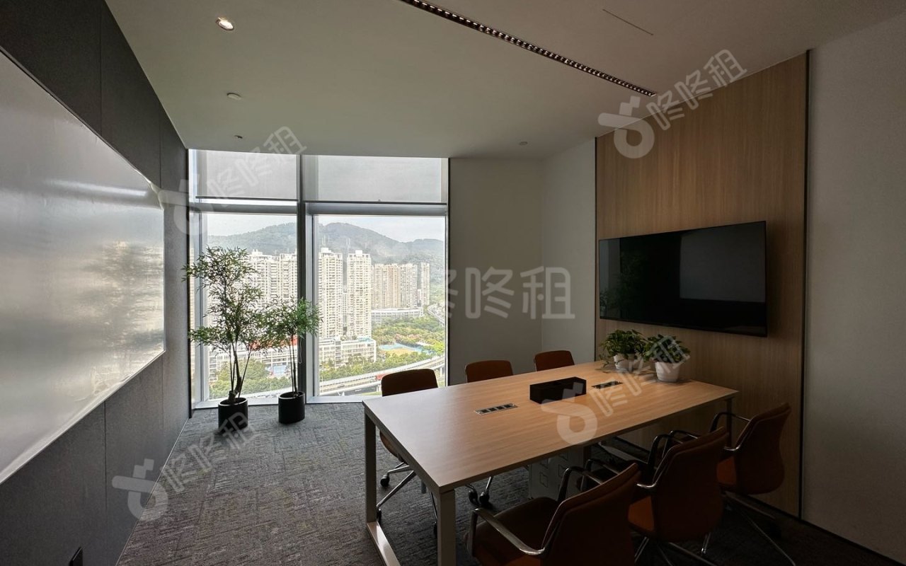 寰侨商务大厦_488平_豪装_办公室隔间
