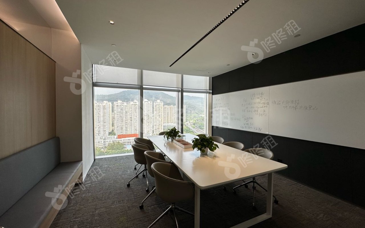 寰侨商务大厦_488平_豪装_办公室隔间