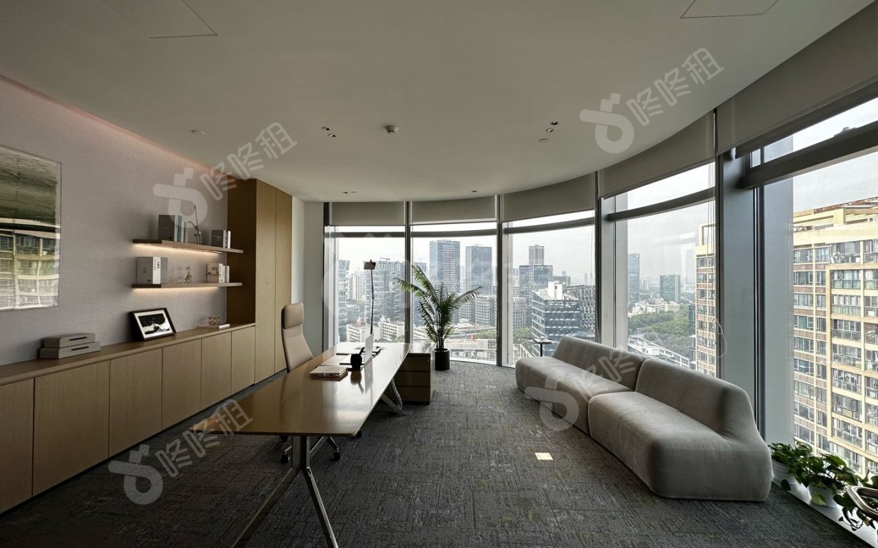 寰侨商务大厦_488平_豪装_办公室隔间