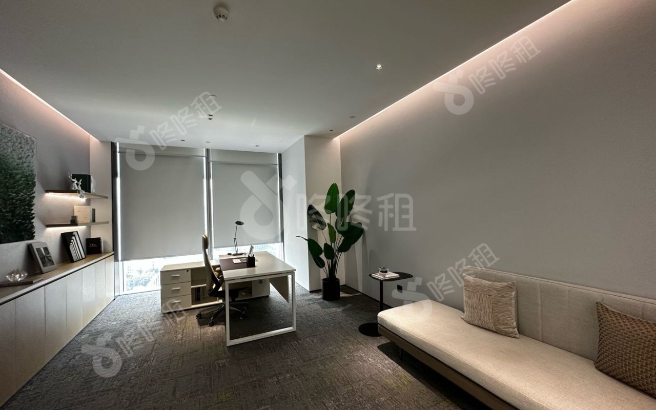 寰侨商务大厦_488平_豪装_办公室隔间