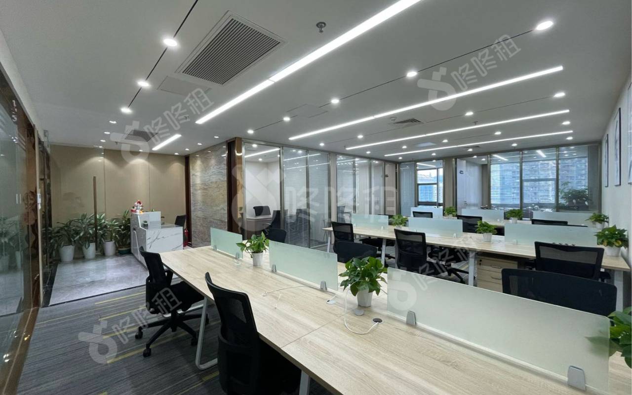 金运世纪大厦_262平_精装_办公室开间