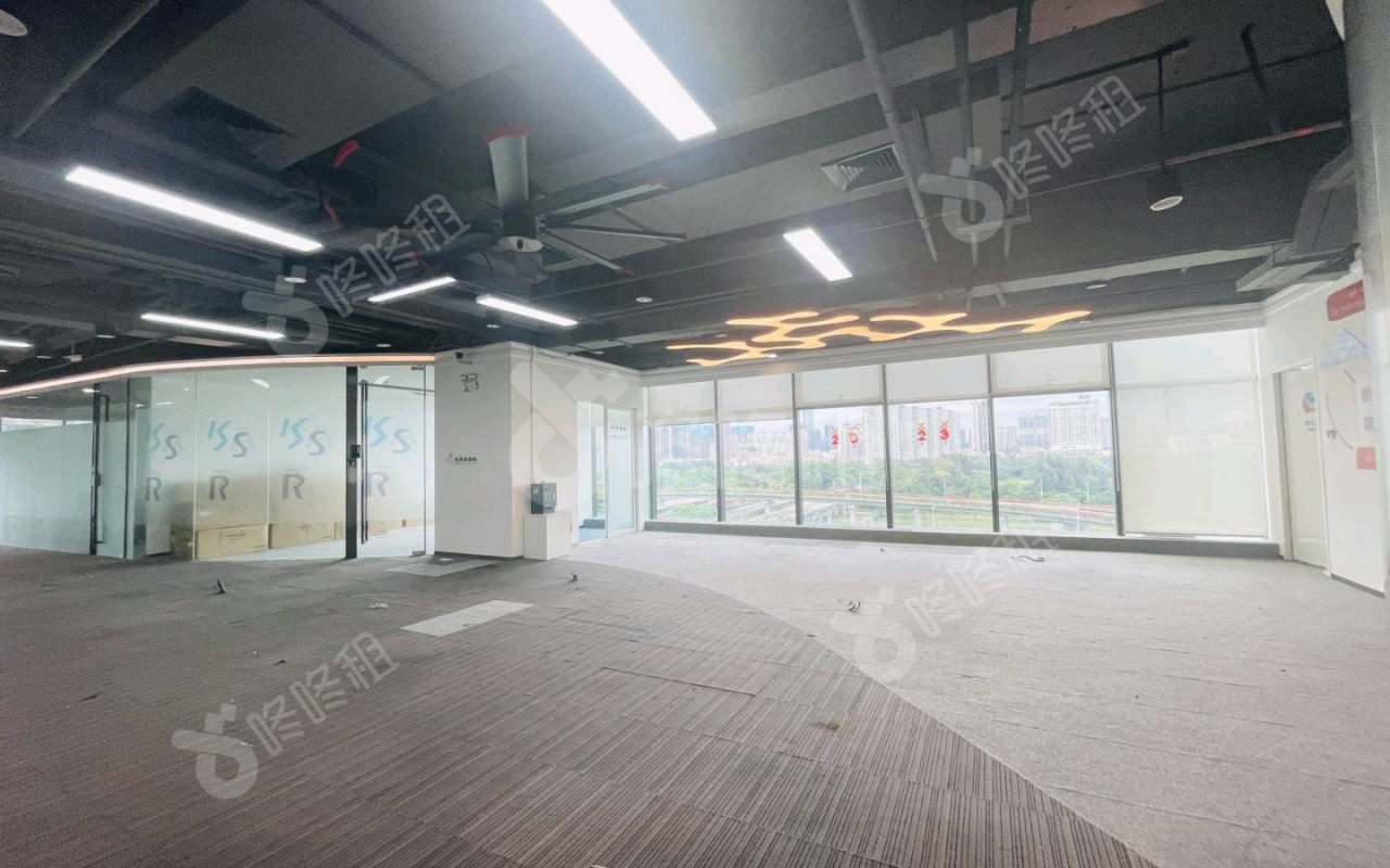 康佳研发大厦_1668平_精装_办公室开间