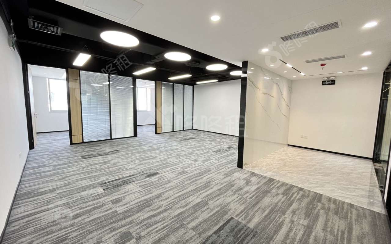 建艺大厦_177平_精装_办公室开间