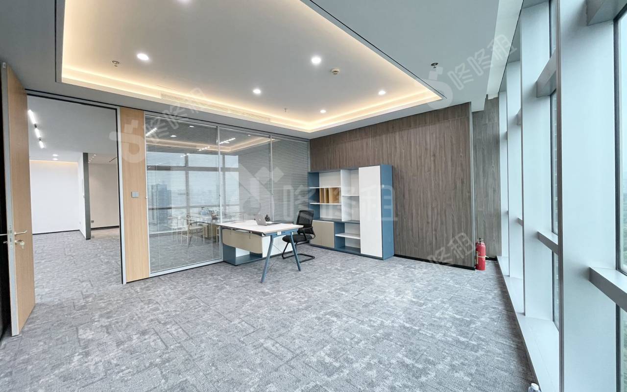 新世界中心_563平_精装_办公室隔间