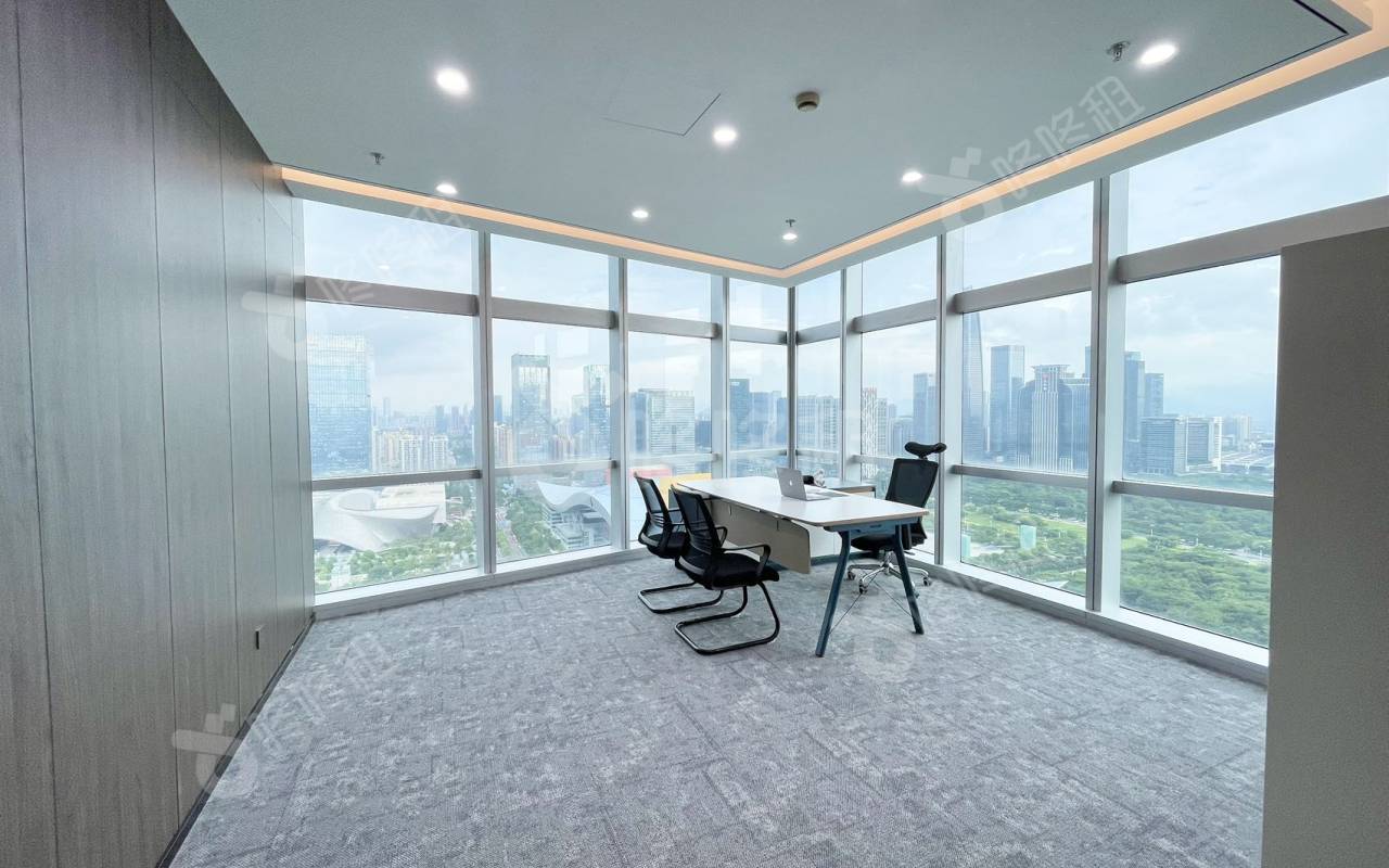 新世界中心_563平_精装_办公室隔间