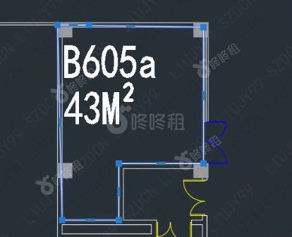万科云城设计公社_43平_精装_户型图