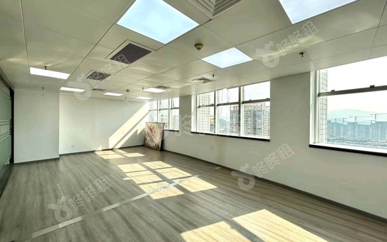 深圳电子科技大厦_348平_精装_办公室隔间