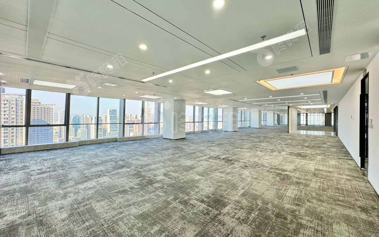 深圳湾科技生态园_608平_精装_办公室开间