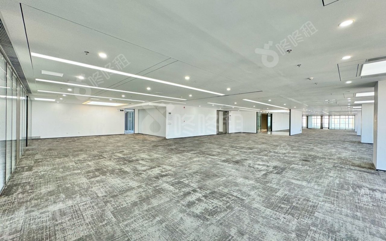 深圳湾科技生态园_608平_精装_办公室开间