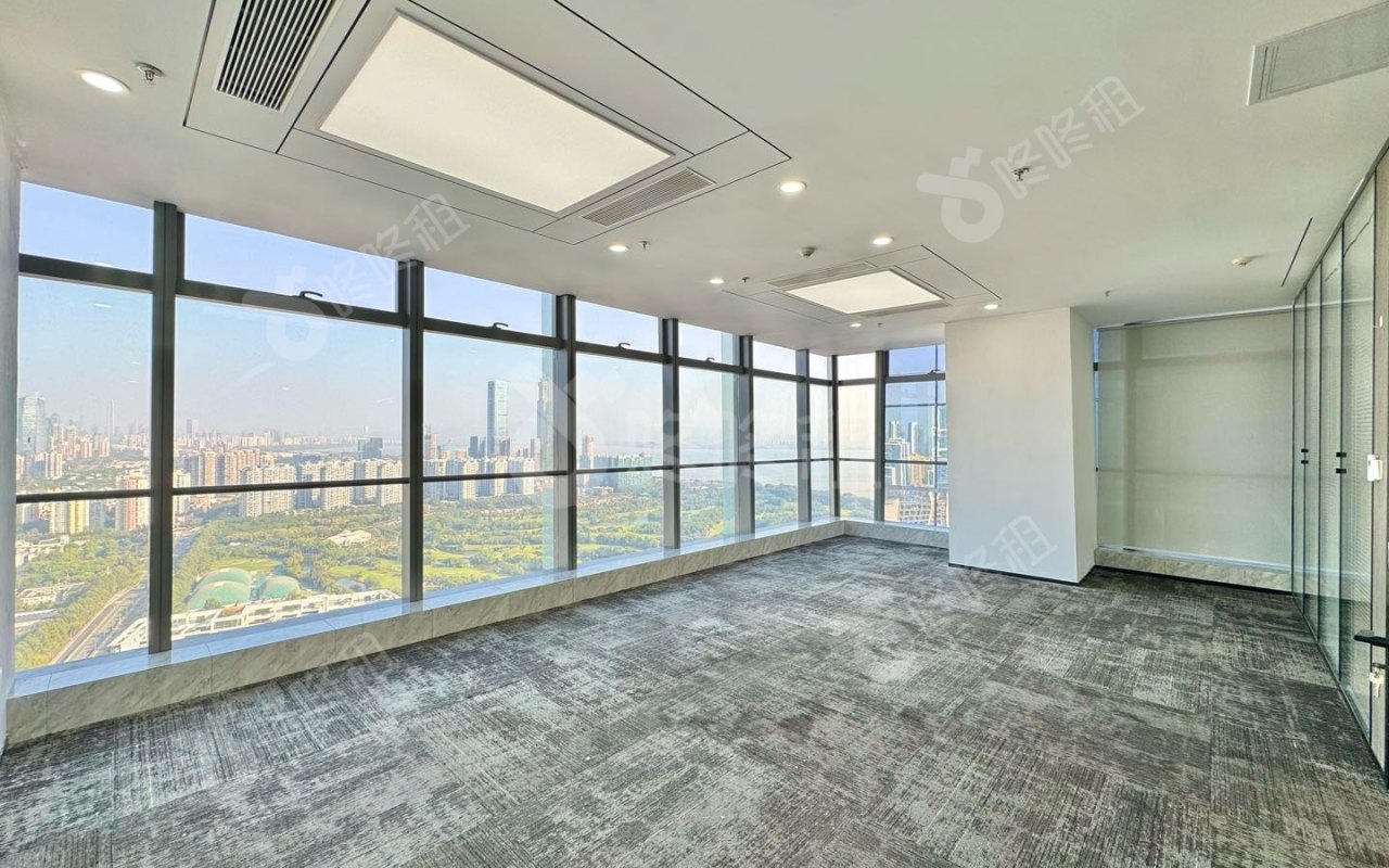 深圳湾科技生态园_608平_精装_办公室隔间