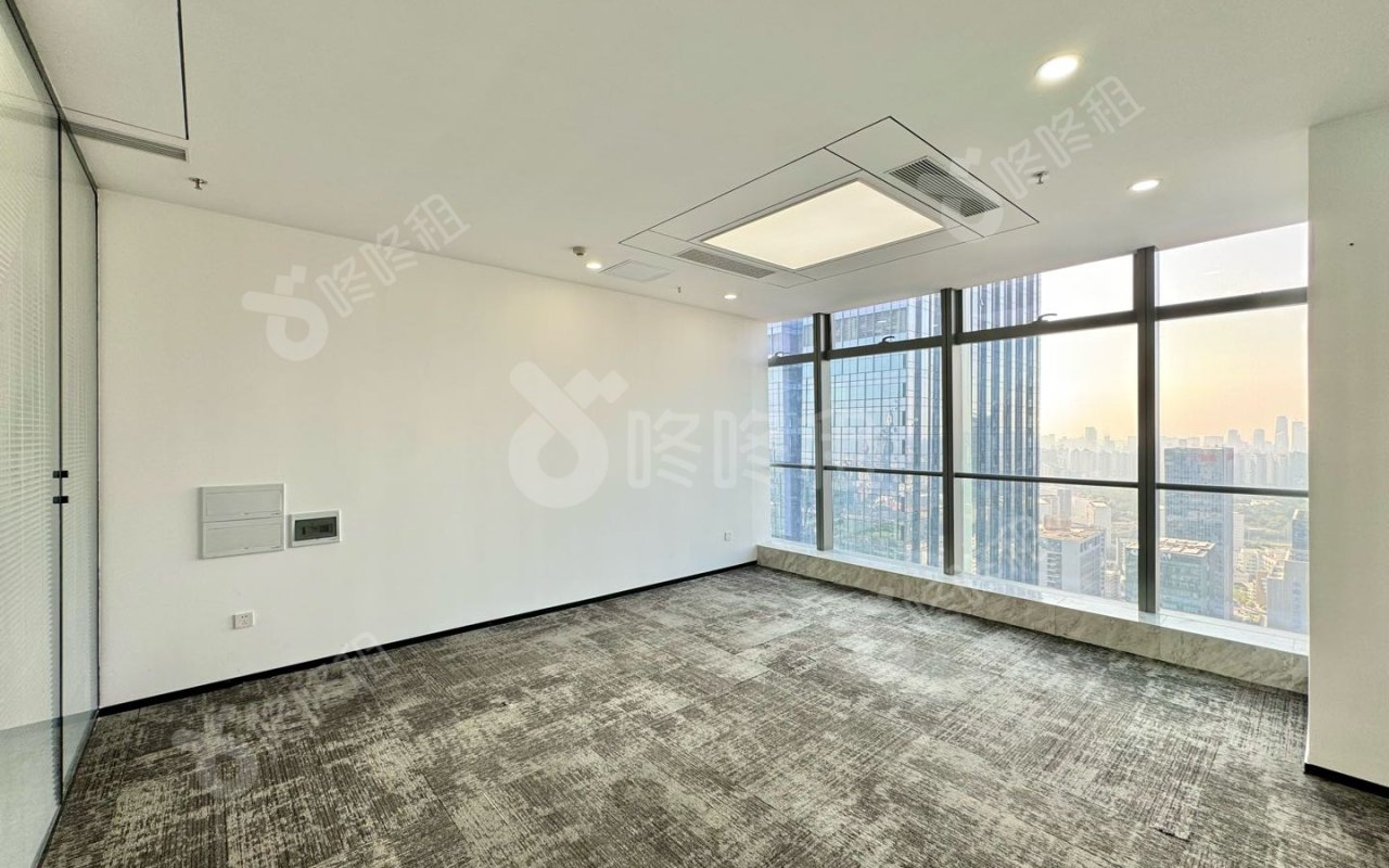 深圳湾科技生态园_608平_精装_办公室隔间