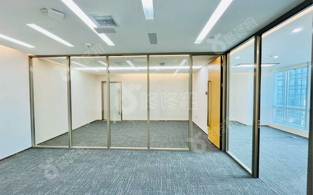 中洲控股中心_179.02平_豪装_办公室开间