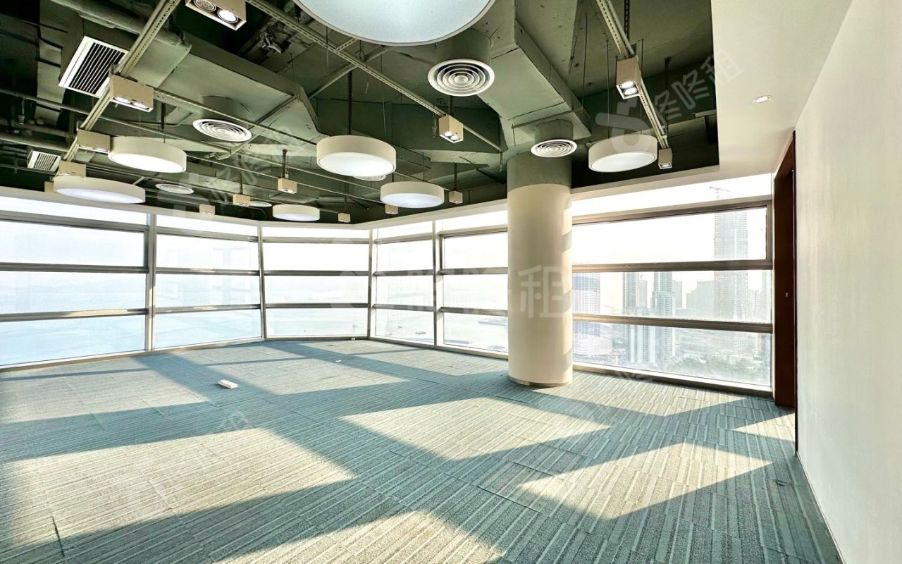 招商局广场_478平_精装_办公室隔间