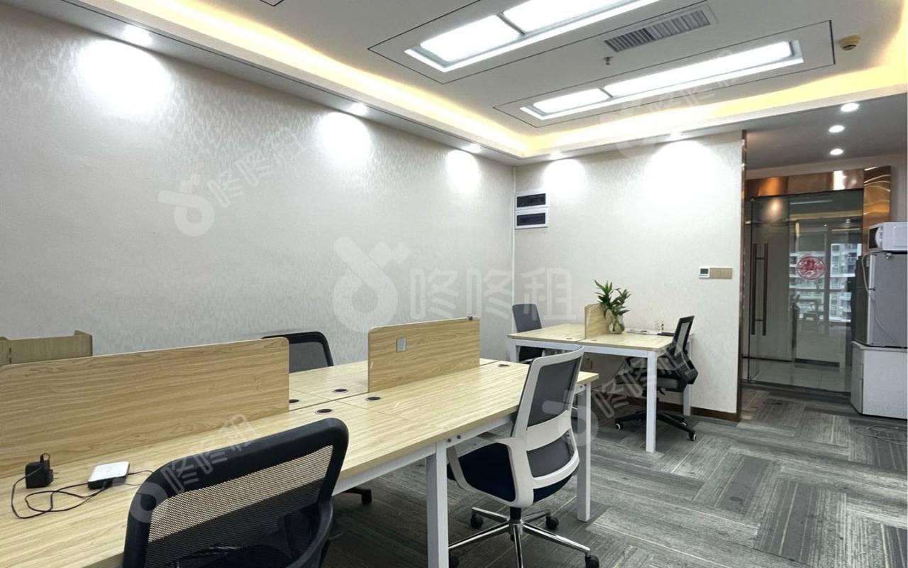 海岸城大厦_98平_精装_办公室开间