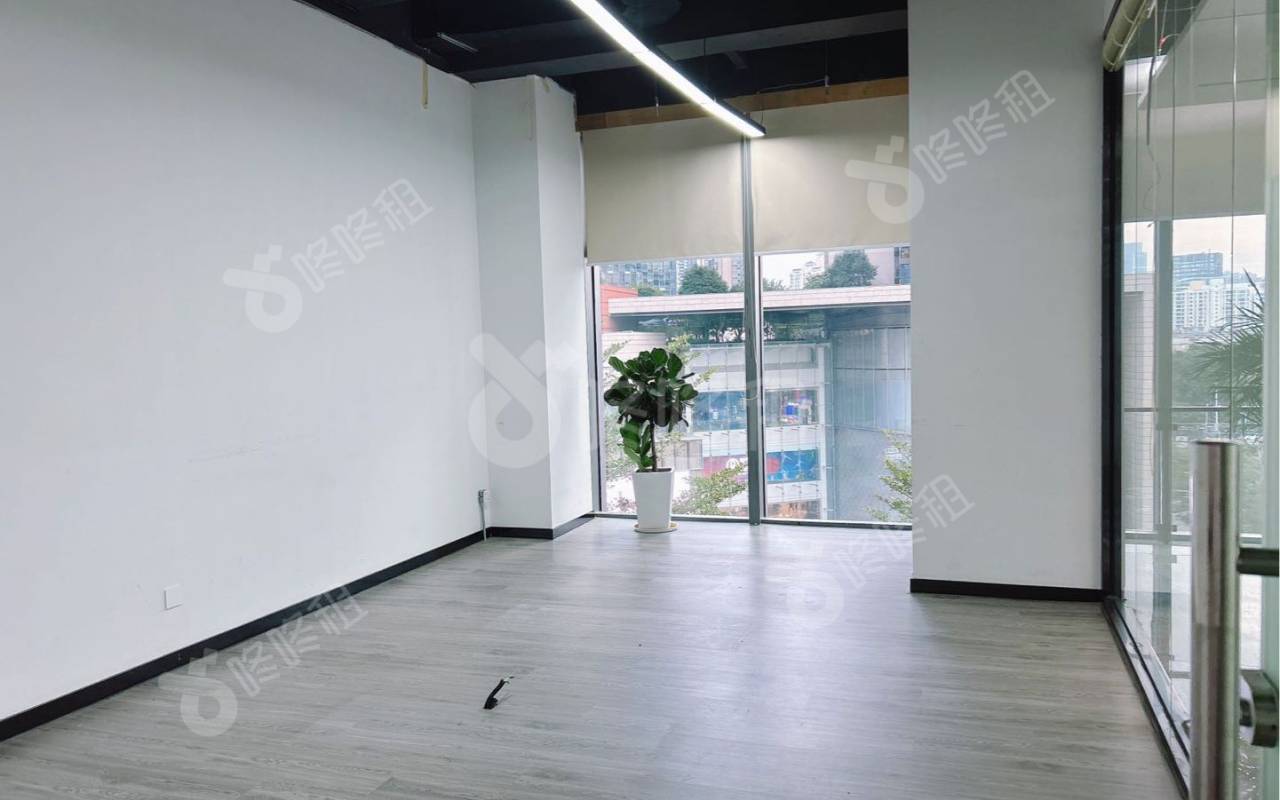 鸿荣源·环智中心_1420.59平_豪装_办公室隔间