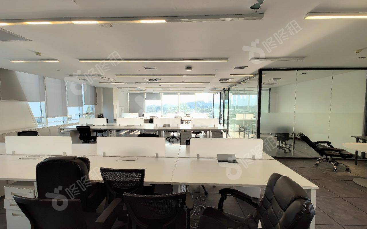 前海深港青年梦工场_268平_精装_办公室开间
