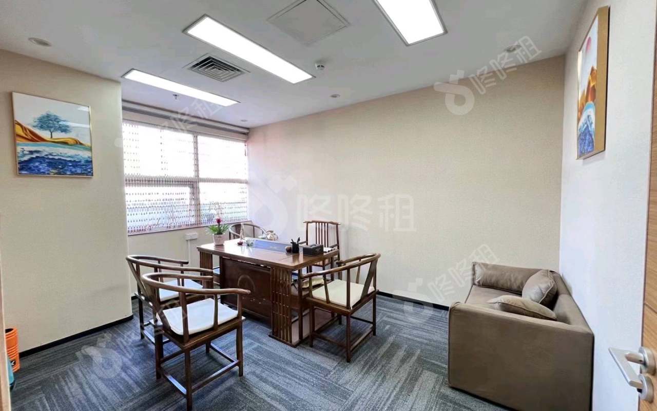 创新科技广场一期_325平_精装_办公室隔间