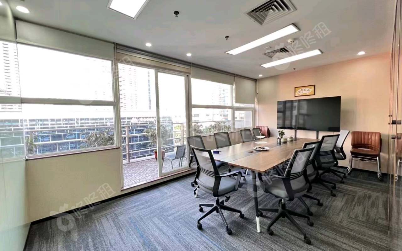 创新科技广场一期_325平_精装_办公室隔间