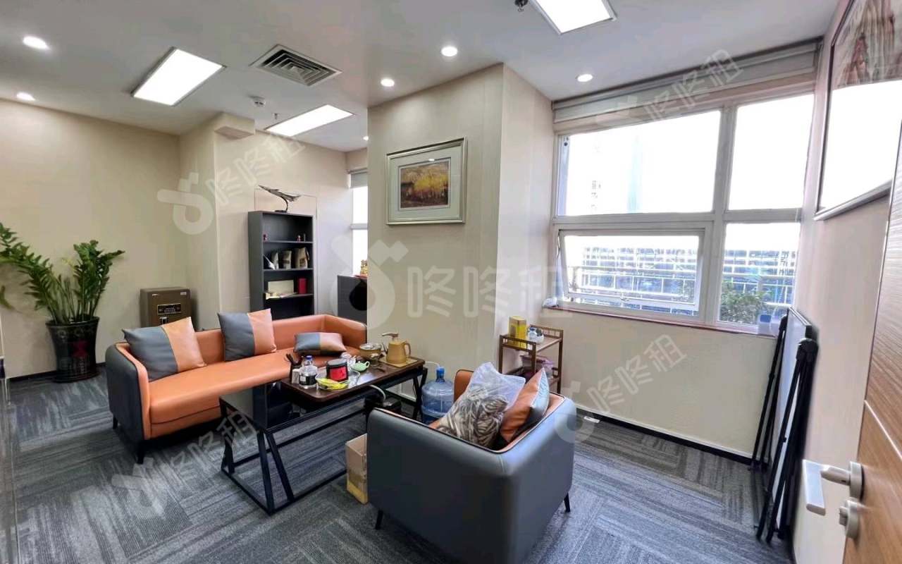 创新科技广场一期_325平_精装_办公室隔间