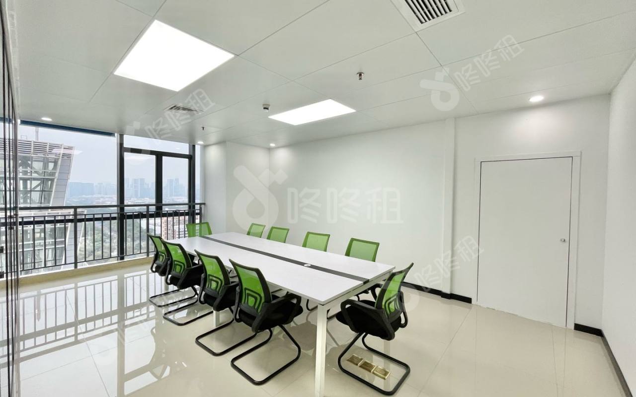 比克科技大厦_358平_精装_办公室隔间