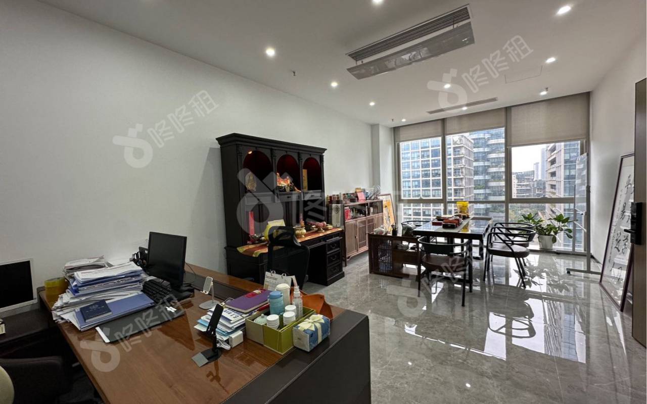 侨城坊_400平_精装_办公室隔间