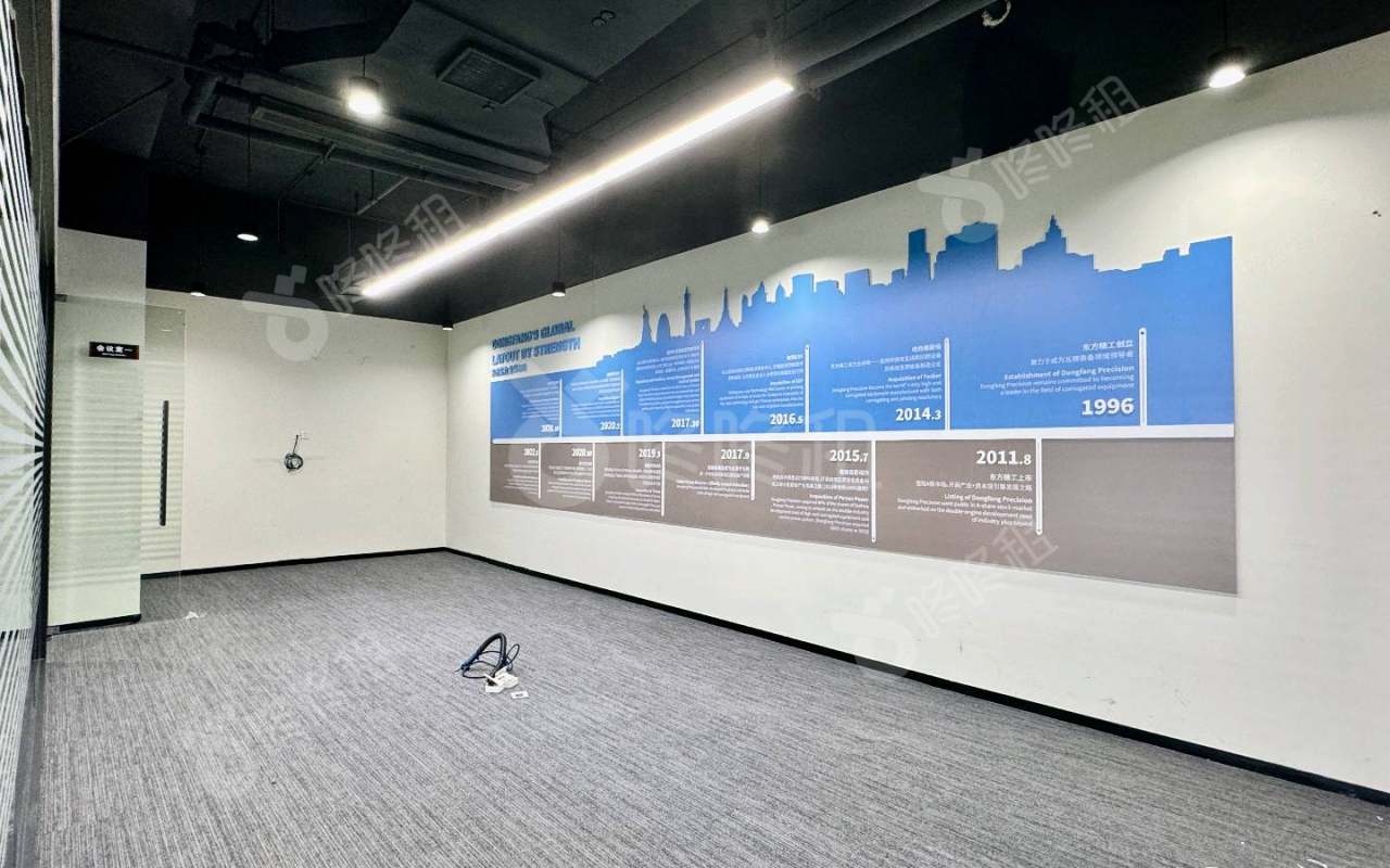 天安云谷二期_443平_精装_办公室开间