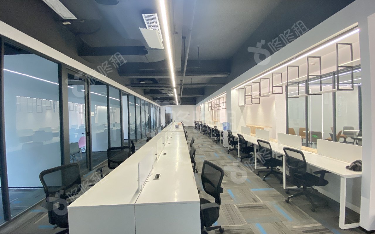 匠造数字产业园_1280平_精装_办公室开间