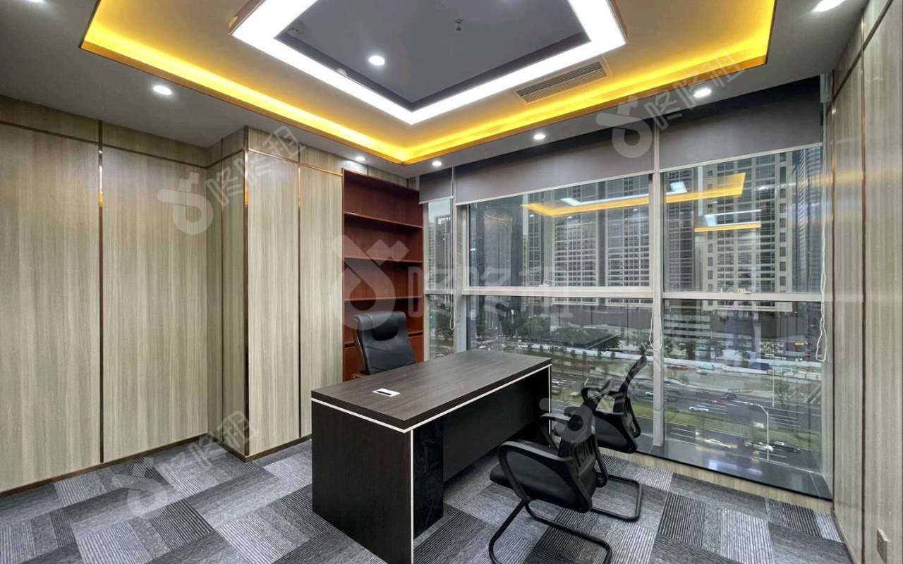 中国凤凰大厦_189平_精装_办公室隔间