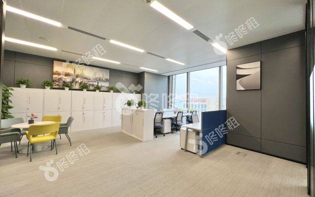 深圳湾一号_360平_豪装_办公室开间