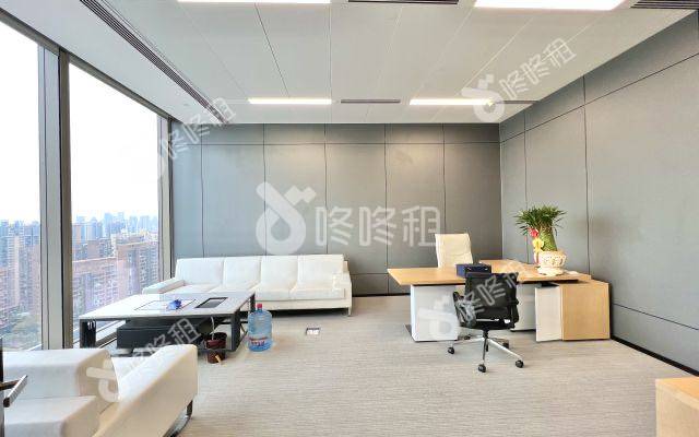 深圳湾一号_360平_豪装_办公室隔间