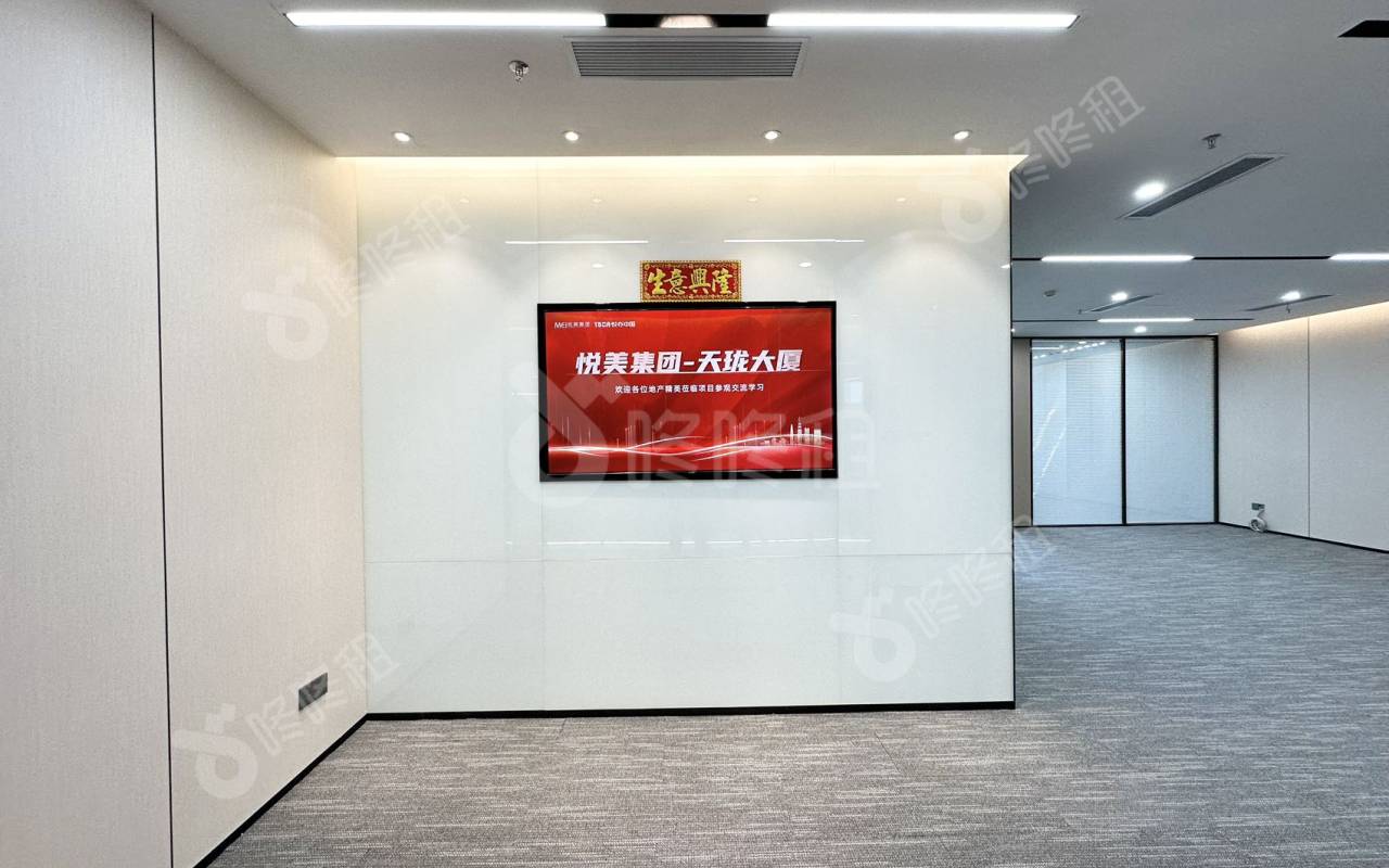 天珑移动大厦_244平_豪装_前台