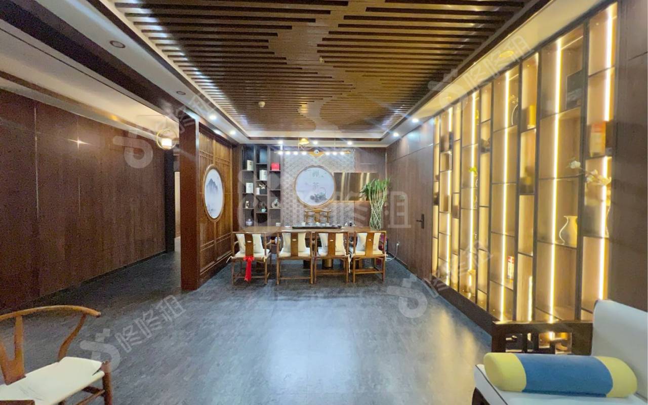 深圳国际文化大厦_1415平_精装_办公室隔间