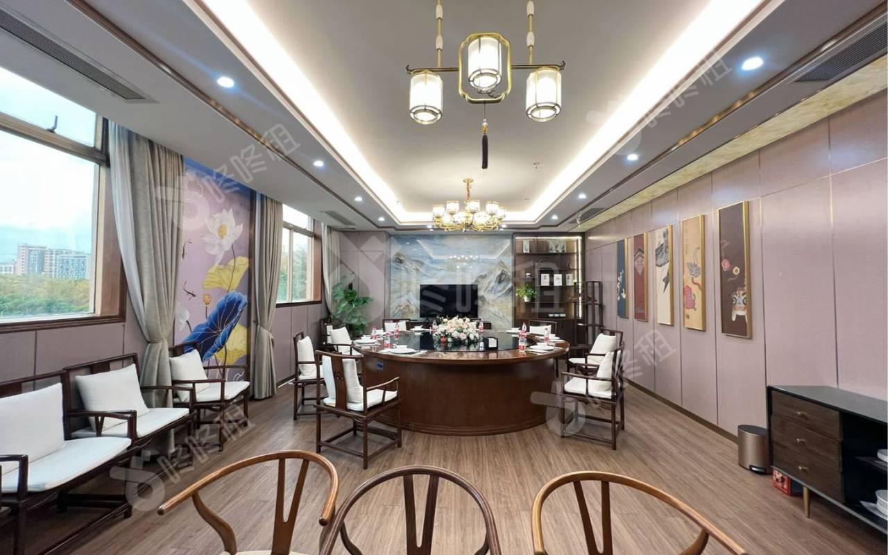 深圳国际文化大厦_1415平_精装_办公室隔间