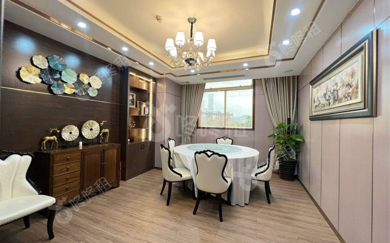 深圳国际文化大厦_1415平_精装_办公室隔间