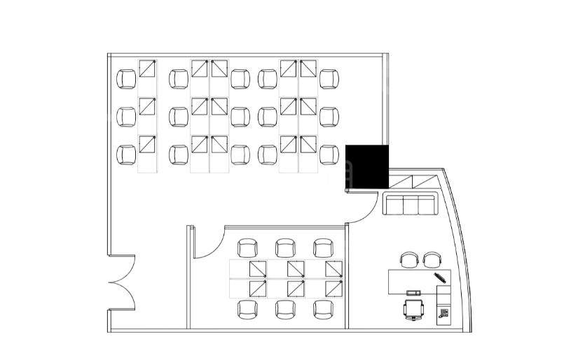 太平洋保险大厦_180平_精装_户型图