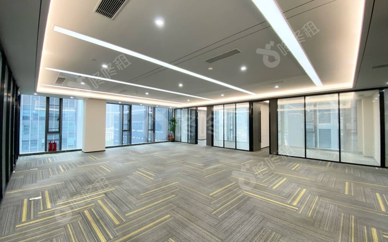北邮科技大厦_350.55平_精装_办公室开间