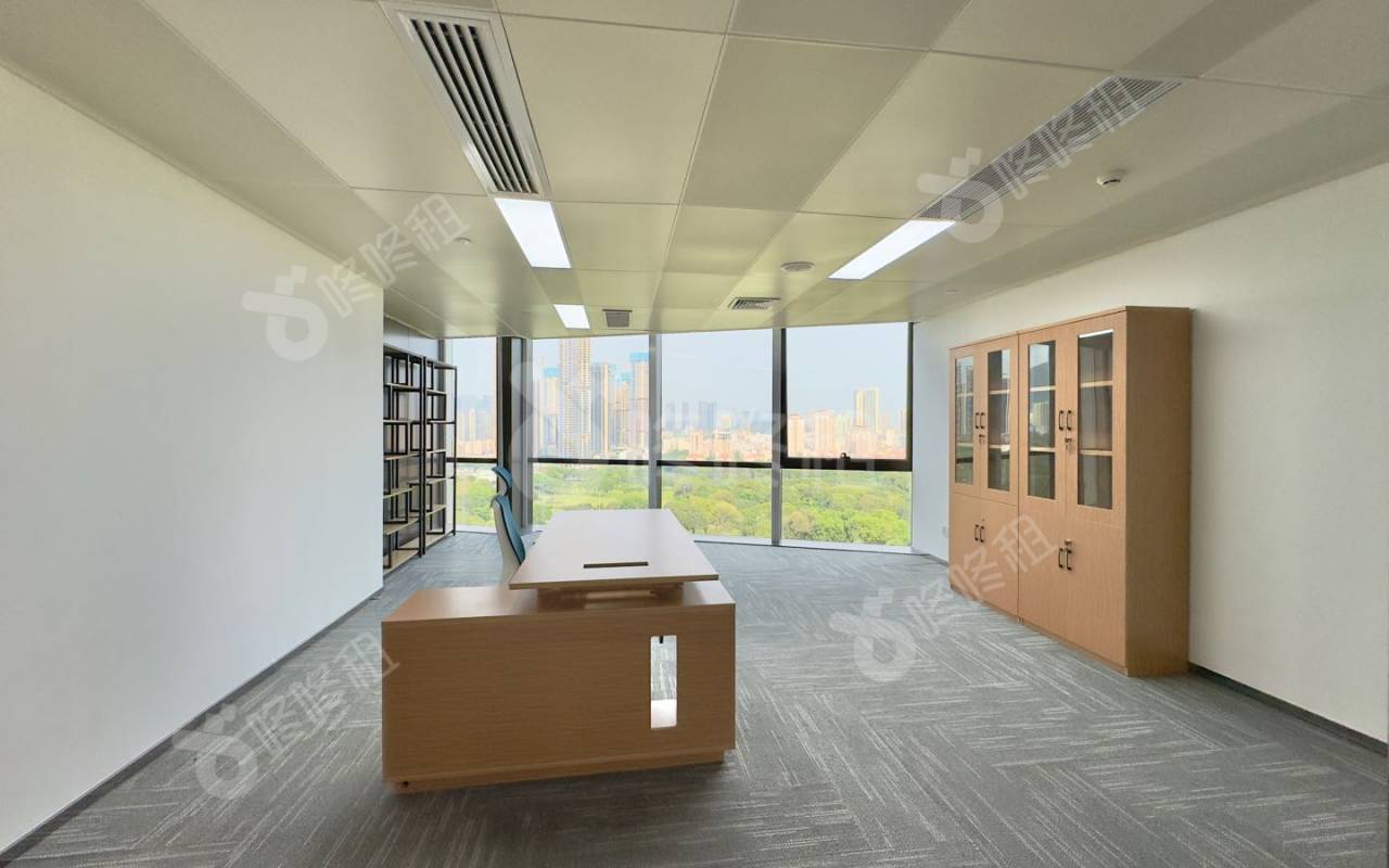 尚美科技大厦_676平_精装_办公室隔间