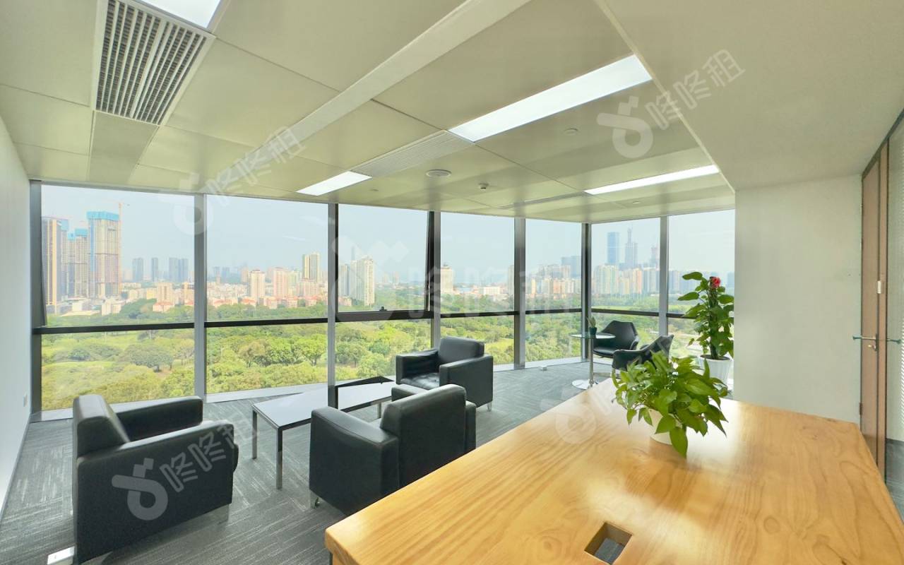 尚美科技大厦_676平_精装_办公室隔间