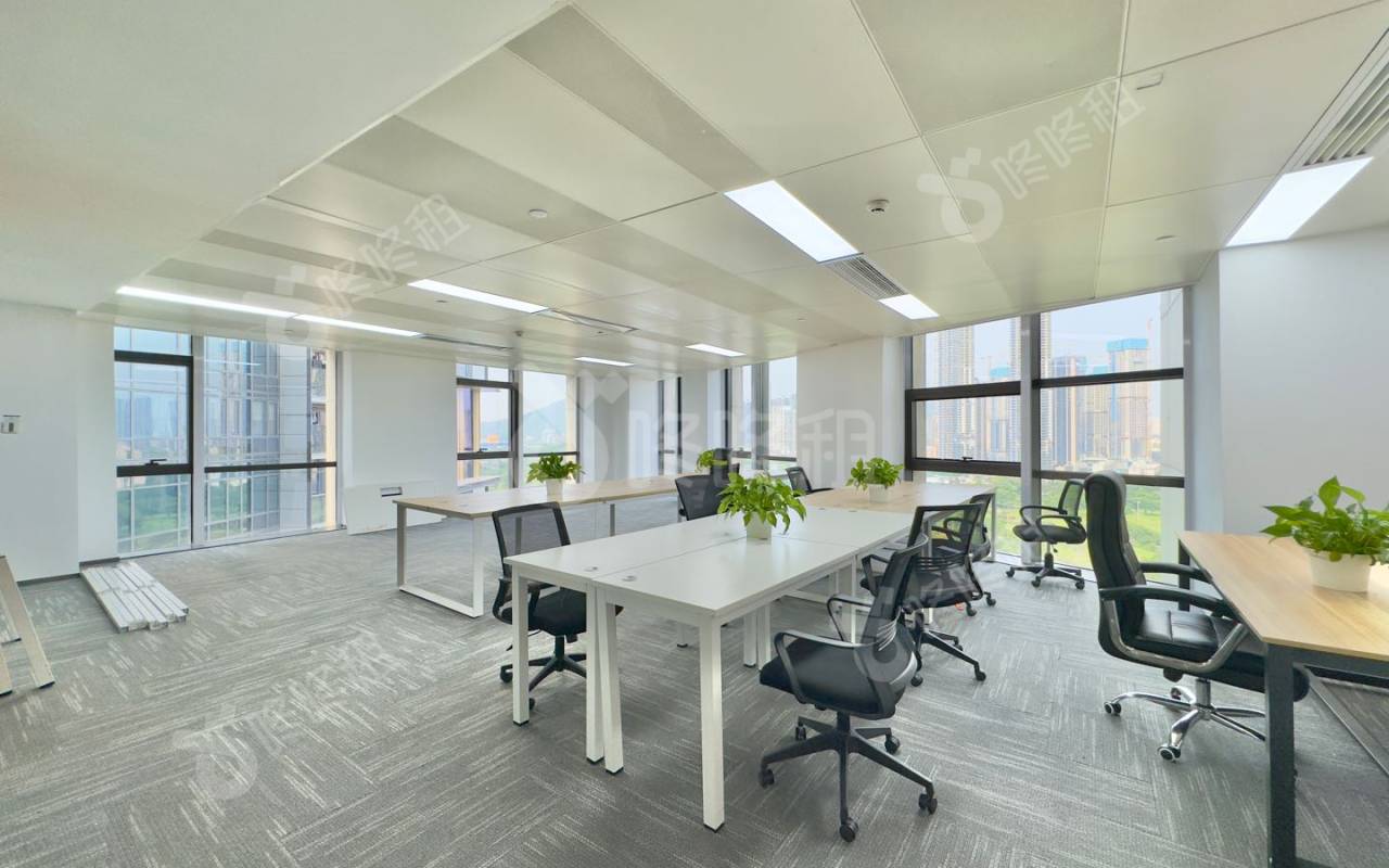 尚美科技大厦_676平_精装_办公室隔间