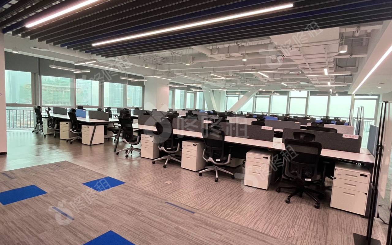 阿里云大厦_2034.83平_豪装_办公室开间