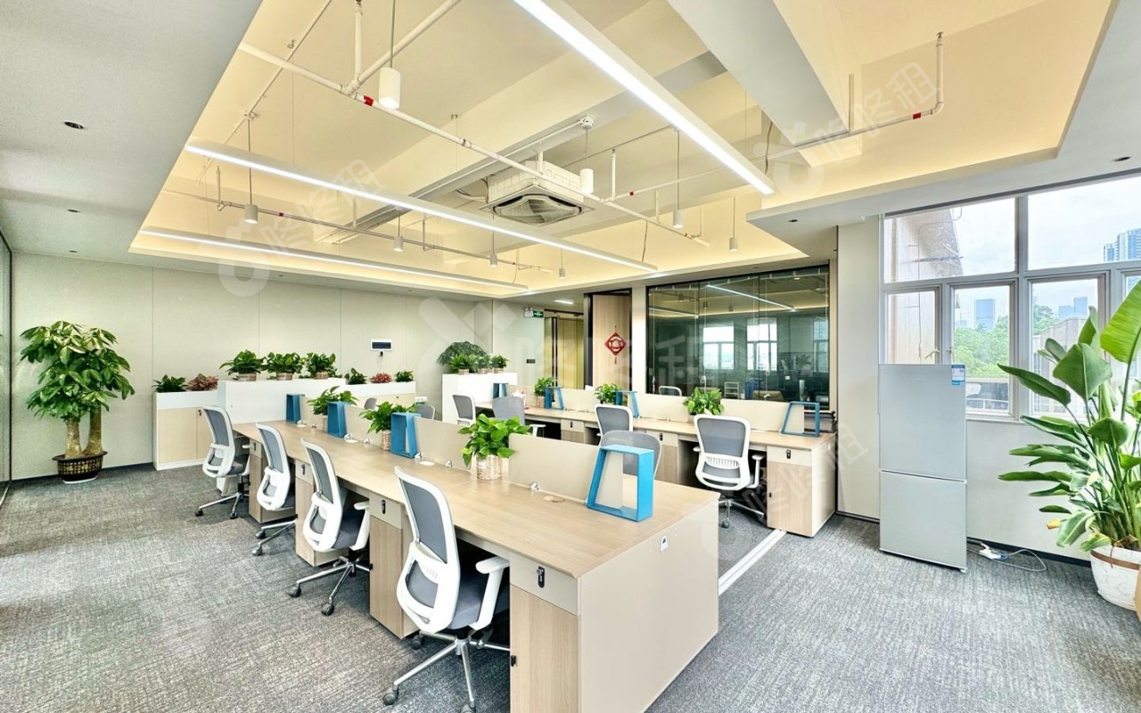 长园新材料港_169平_豪装_办公室开间