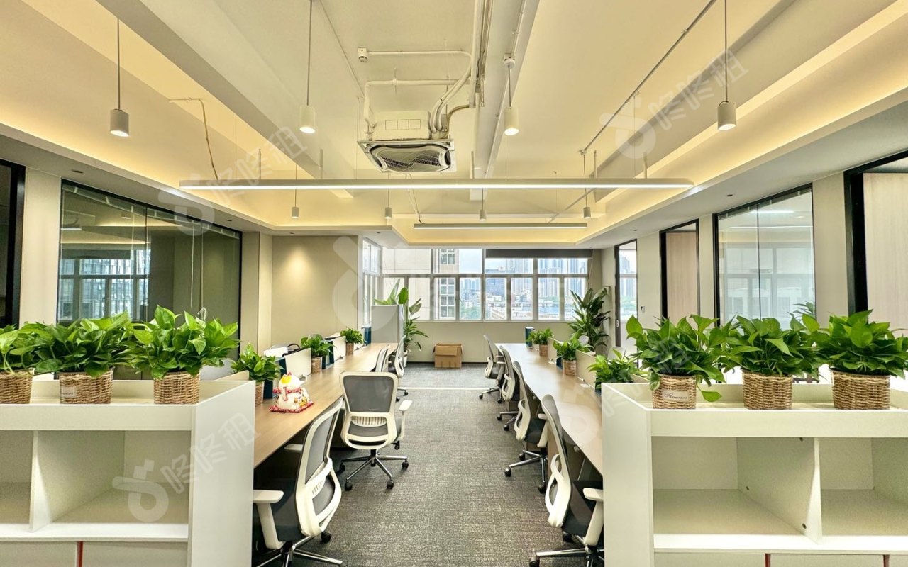 长园新材料港_169平_豪装_办公室开间