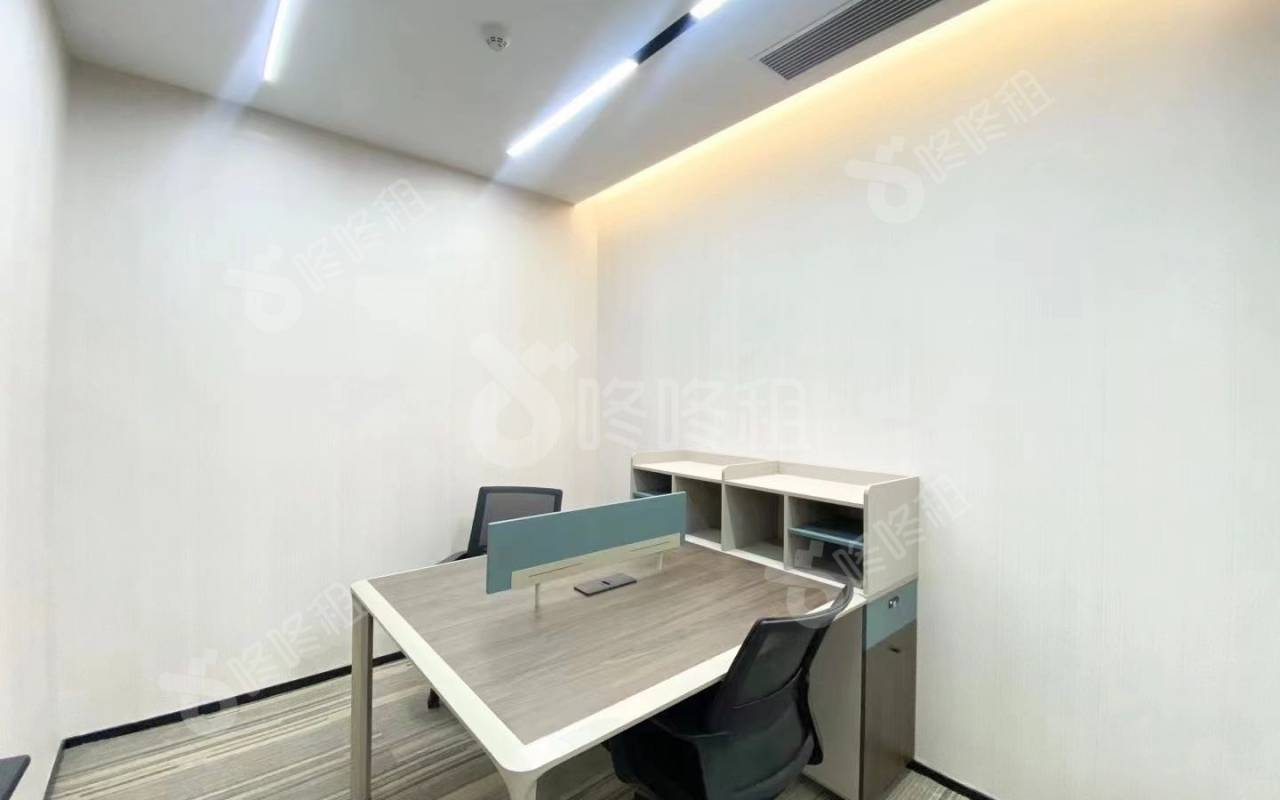 汇海广场_207平_精装_办公室隔间