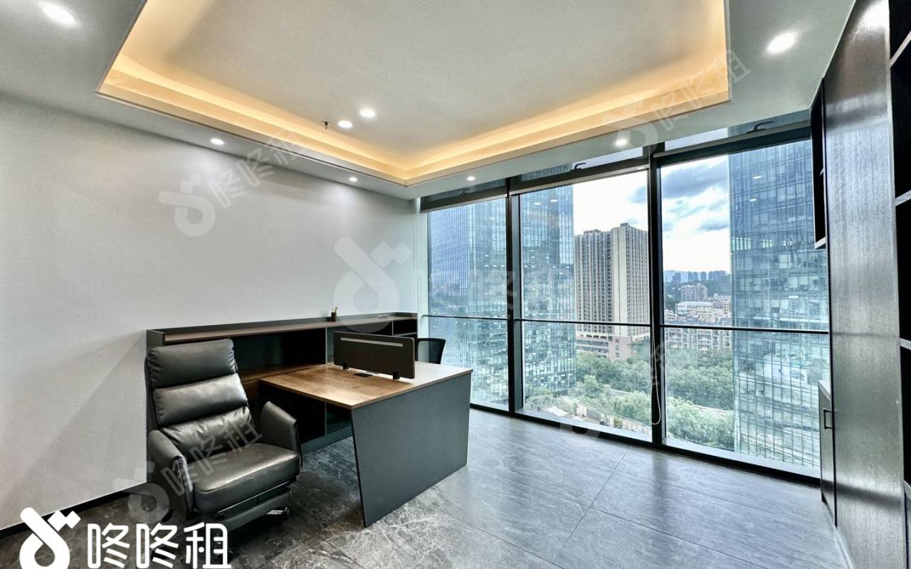 方大城_496平_精装_办公室隔间