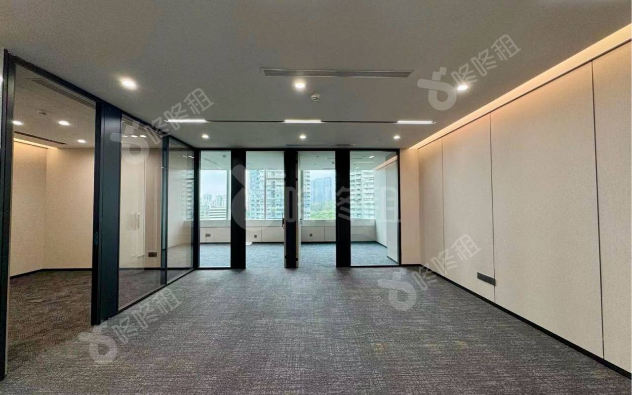 汉唐大厦_196平_豪装_办公室开间