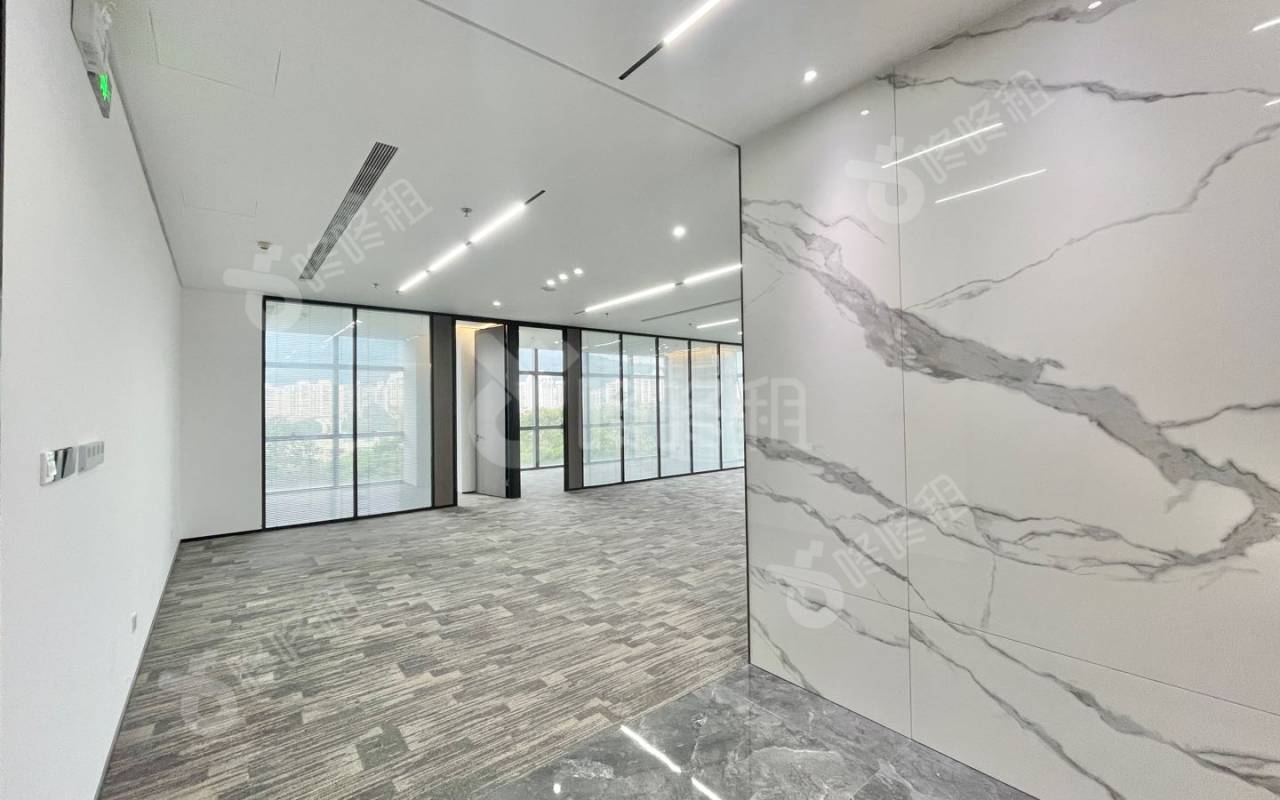 绿景美景广场_409平_豪装_办公室开间