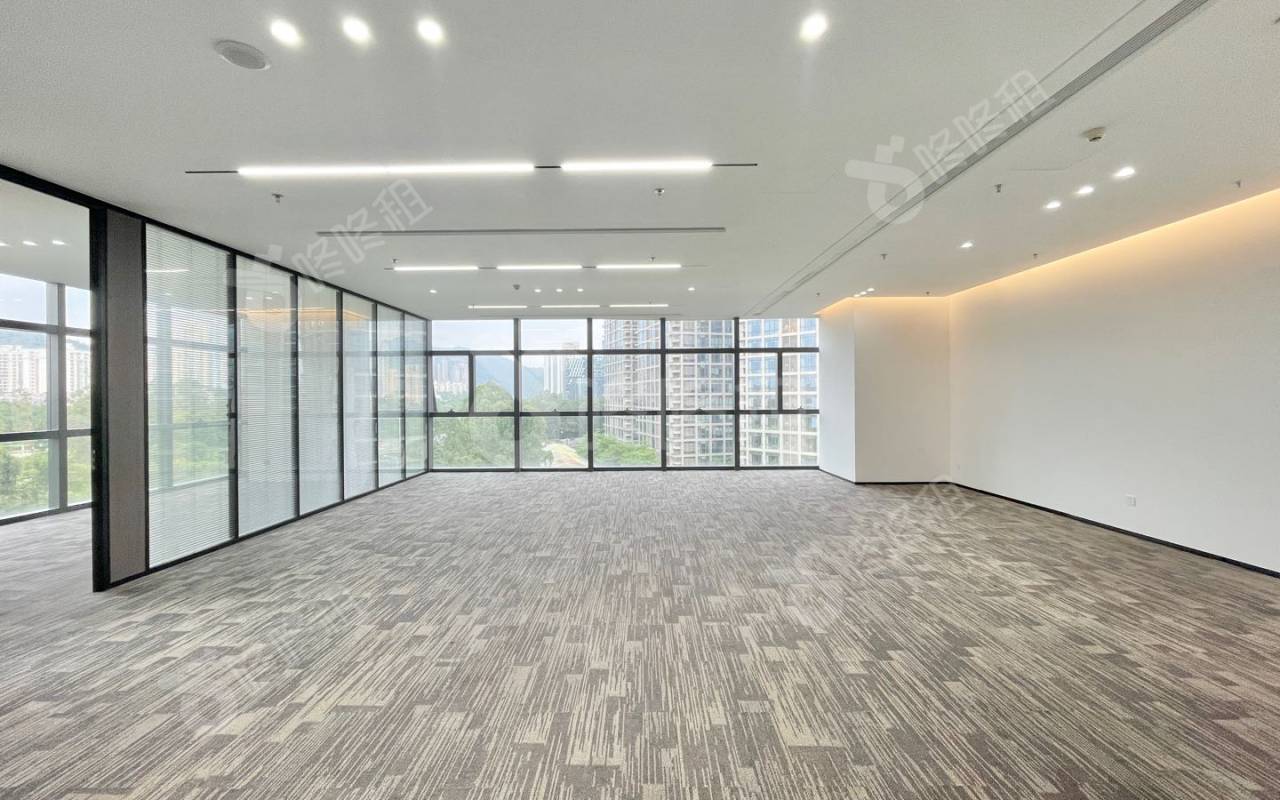 绿景美景广场_409平_豪装_办公室开间